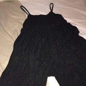 Urban Outfitters Black Wide Leg Jumpsuit